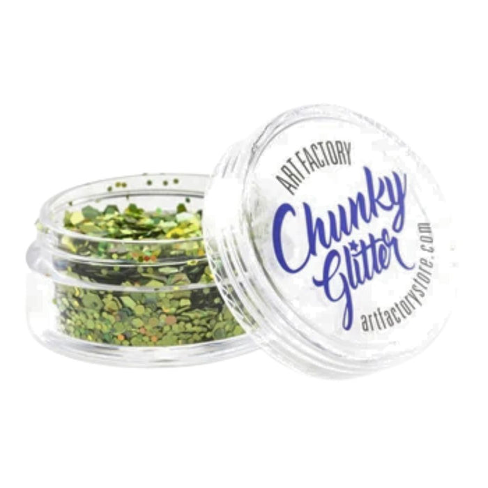Art Factory | Loose Chunky Glitter - Envy (30ml  jar) - While Supplies Last!