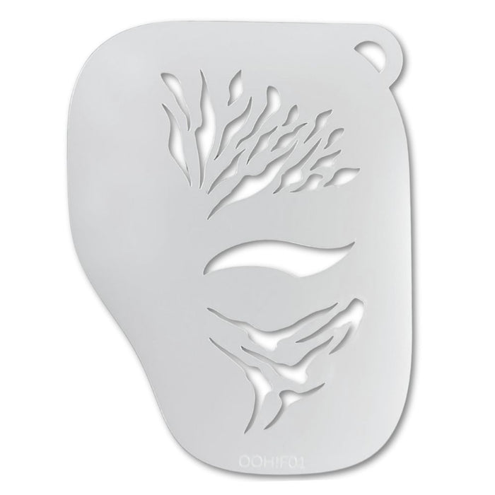 Ooh! Face Painting Stencil | Tiger Marks for Full Face (F01)