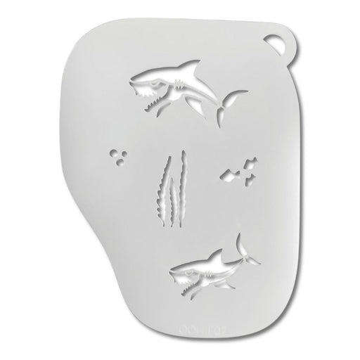 Ooh! Face Painting Stencil | Shark Attack  (F07) - While Supplies Last!