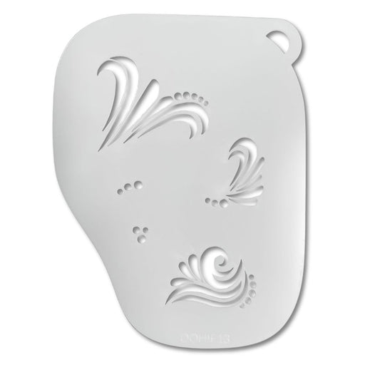 Ooh! Face Painting Stencil | LodieUp Brush Strokes # 1 (F13)