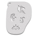 Ooh! Face Painting Stencil | Filigree Brushstrokes (F21)