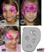 Ooh! Face Painting Stencil | Filigree Brushstrokes (F21)