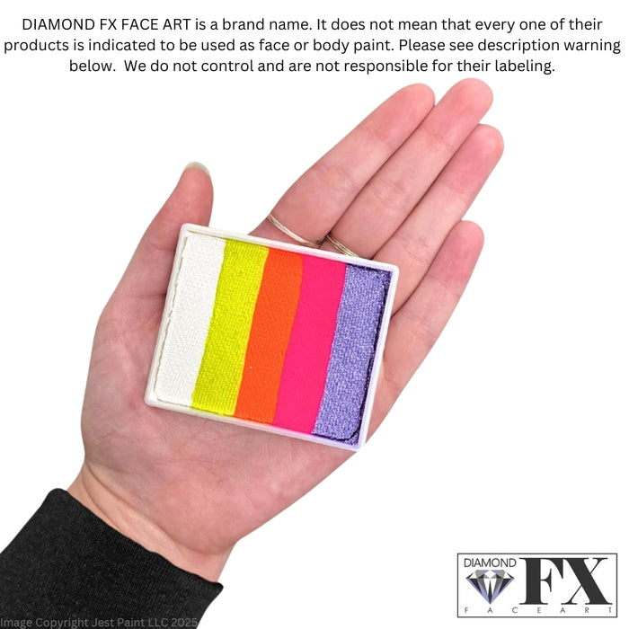 DFX Paint Rainbow Cake - Large FABULOUSLY FIERCE (RS50-92) Approx. 50gr #11  (SFX - Non Cosmetic)