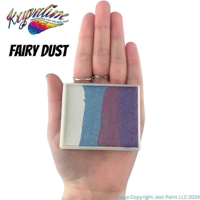 Kryvaline Face Paint Split Cake (Regular Line) - Purple Fairy Dust 50gr (Limited Edition)