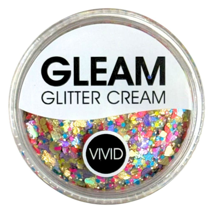VIVID Glitter |  GLEAM Glitter Cream | Large FESTIVITY (30gr)