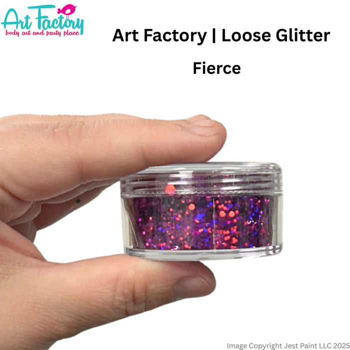 Art Factory | LOOSE Chunky Glitter - FIERCE (30ml jar)