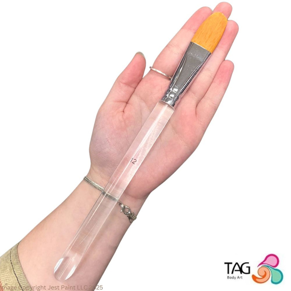 Face Painting Brush - TAG - Filbert #12 (3/4
