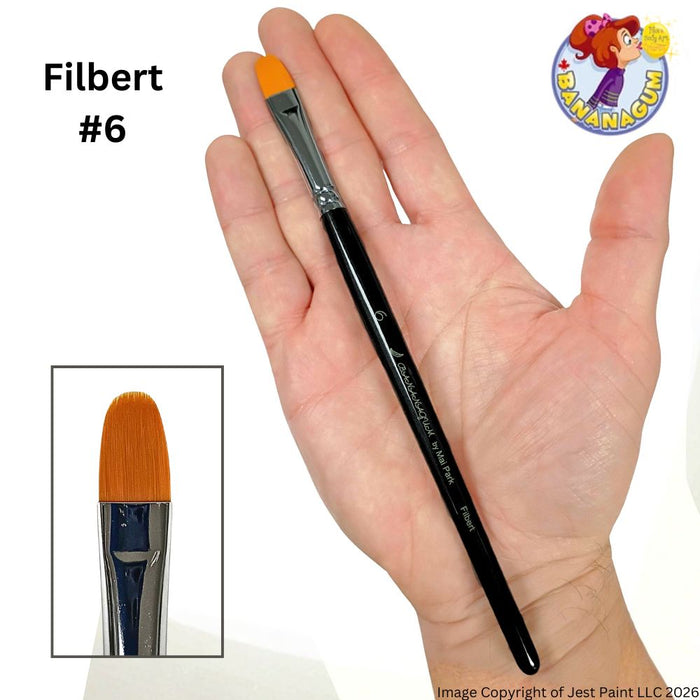 Bananagum | Face Painting Brushes by Mai Park -  Filbert #6