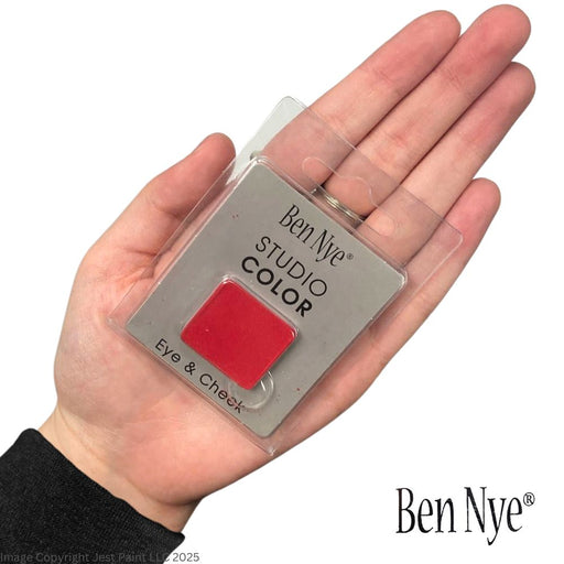 Ben Nye | Powder Face Paint - Studio Color Rainbow Refill Blush - (REDR1)  FLAME RED - 1.75 gm