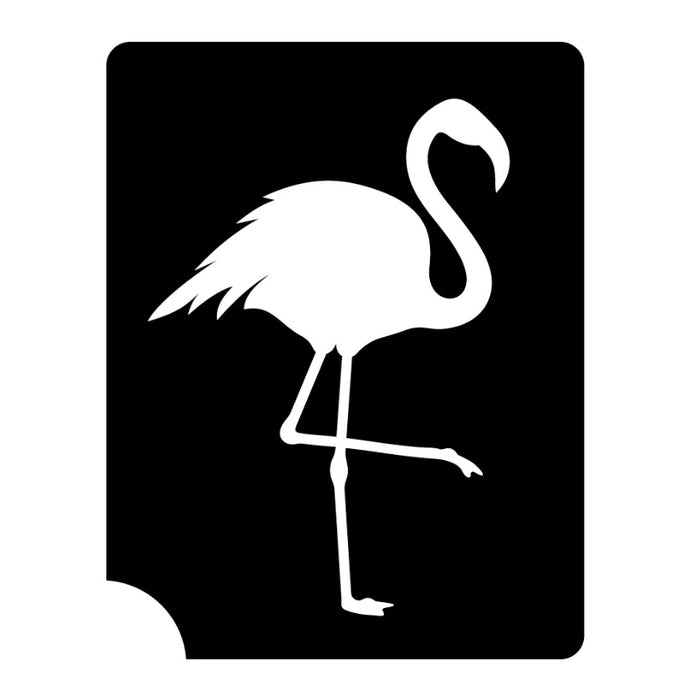 Amazon.com: Flamingo Stencil 5 x 8 inch Custom Cut Plastic Art Craft  Reusable Template Logo for Scrapbooking Wall Wood Glass Painting : Home &  Kitchen