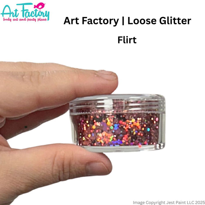 Art Factory | LOOSE Chunky Glitter - FLIRT  (30ml jar)