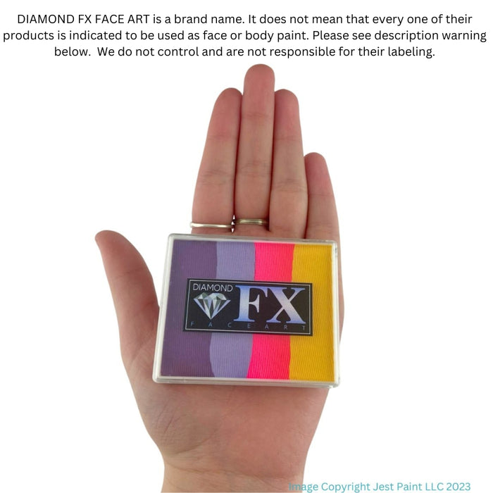 DFX Paint Rainbow Cake - LARGE FLOWER HEATHER -  (RS50-86) Approx. Net Vol .98fl oz/29ml  #23  (SFX - Non Cosmetic)