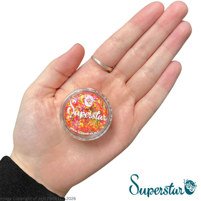 Superstar | Chunky Glitter Cream - Fluor Fantasy (10gr Jar)