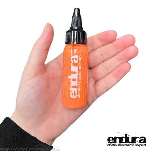 Endura Alcohol-Based Airbrush Paint - Fluorescent Orange - 1oz