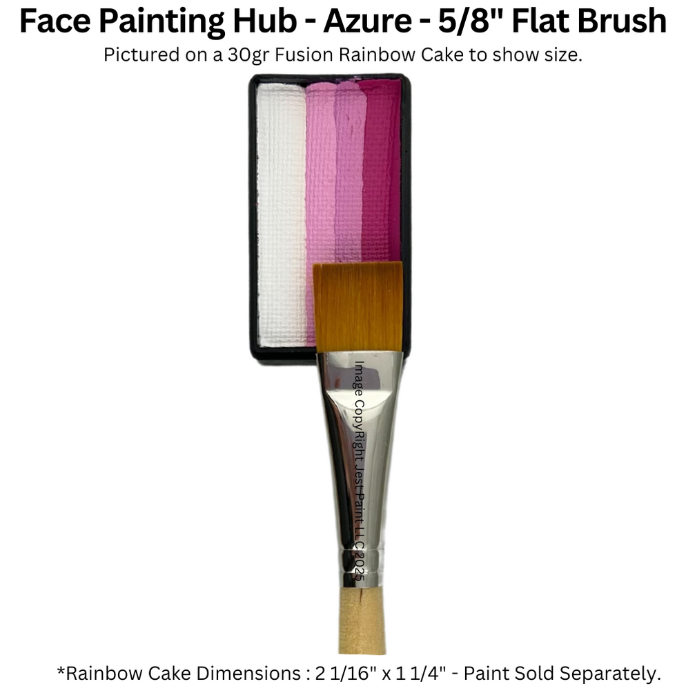 Loja Face Painting Hub | Pincel para Pintura Facial - Azul - 5/8