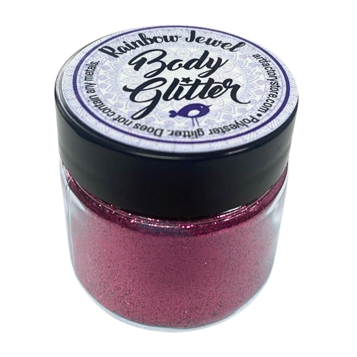 Art Factory | Rainbow Jewel Body Glitter - Fuchsia (1oz Jar)