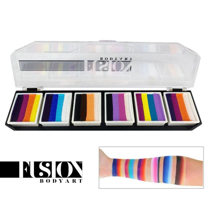 Fusion Body Art  | Spectrum Face Painting Palette | Rainbow Splash