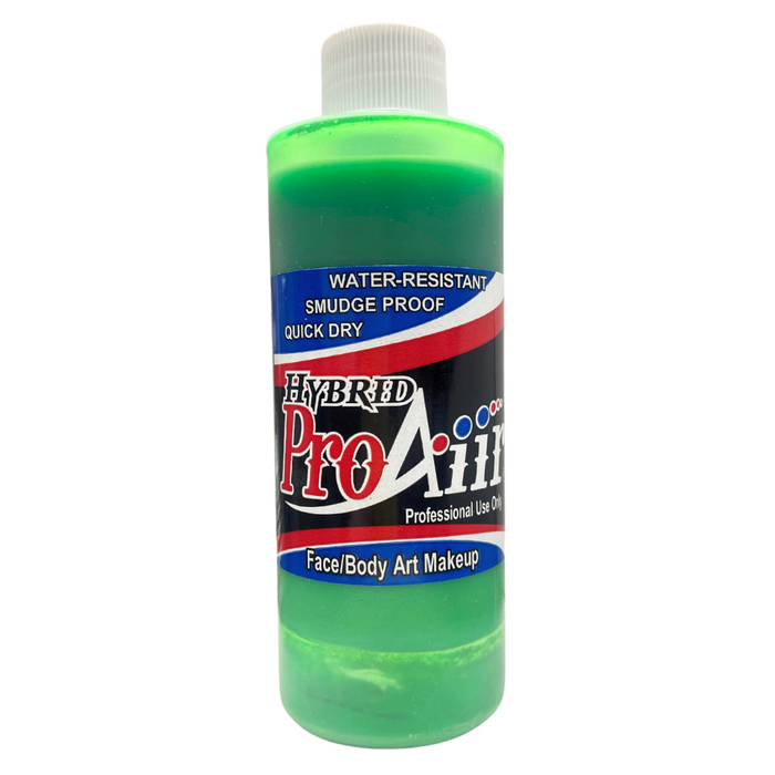 ProAiir ATOMIC Alcohol Based Hybrid Airbrush Paint - UV Gamma Green (4oz) (SFX - Non Cosmetic)