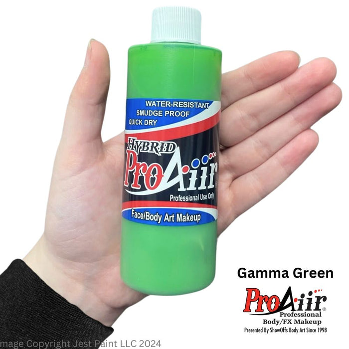 ProAiir ATOMIC Alcohol Based Hybrid Airbrush Paint - UV Gamma Green (4oz) (SFX - Non Cosmetic)