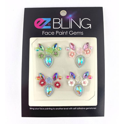 EZ BLING | Face Gem Clusters | Fancy Princess Bling (4 Pieces)