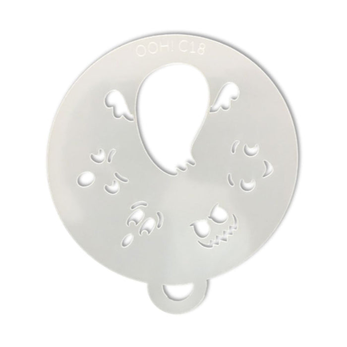 Ooh! Face Painting Stencil | Ghost Flip (C18)
