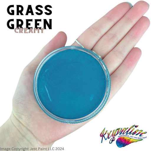 Kryvaline Face Paint Essential (Creamy line) - Grass Green (dark teal) 30gr