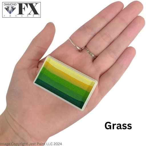 DFX Face Paint Rainbow Cake - Small Grass   (RS30-109)  Approx. 14ml / .47 Fl oz    #44