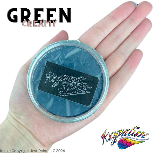 Kryvaline Face Paint Essential (Creamy line) - Green (Dark Green) 30gr