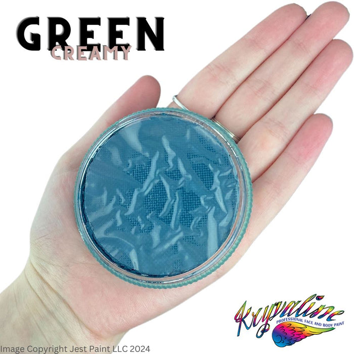 Kryvaline Face Paint Essential (Creamy line) - Green (Dark Green) 30gr