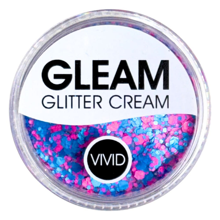 VIVID Glitter |  GLEAM Glitter Cream | Large UV GUM NEBULA (30gr)