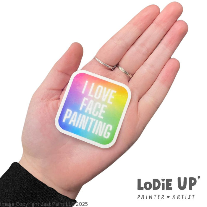 Lodie Up Sticker | I Love Face Painting