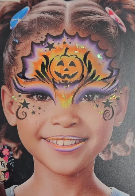 TAP 030 Face Painting Stencil - Jack O'Lantern