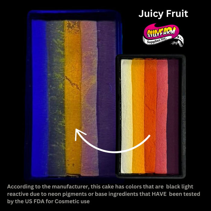 Silly Farm Face Paint | Arty Brush Cake - New Version! - JUICY FRUIT  28gr   #0