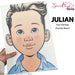 Sparkling Faces | Face Painting Practice Board - Julian