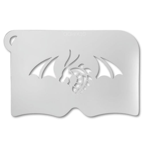 Ooh! Face Painting Stencil | Tribal Dragon Mask (K10)