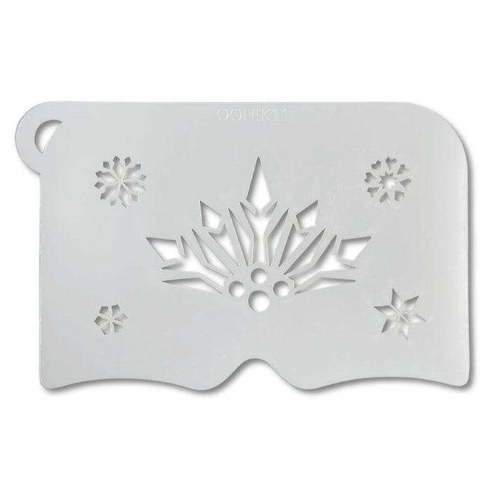 Ooh! Face Painting Stencil | Snowflake Queen Mask (K11)