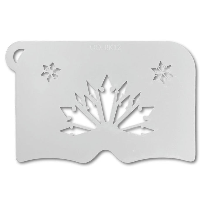 Ooh! Face Painting Stencil | Snowflake Princess Mask (K12)