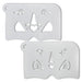 Ooh! Face Painting Stencil | Lovely Unicorn 2pc Mask (K18)