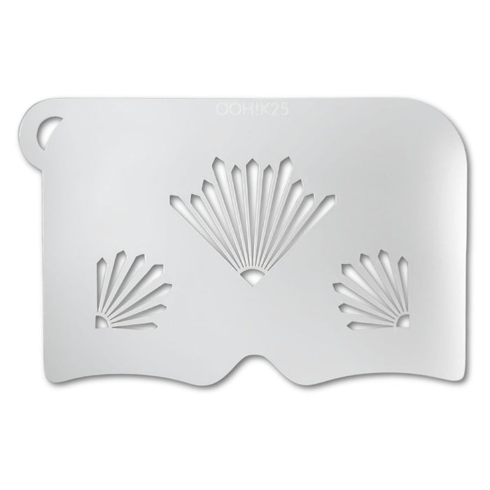 Ooh! Face Painting Stencil | Crystal Princess Mask (K25)