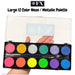 Diamond FX Paint - Large 12 Color Neon / Metallic Palette (SFX - Non Cosmetic)