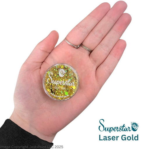 Superstar | Loose Chunky Glitter - Laser Gold (8ml Jar)