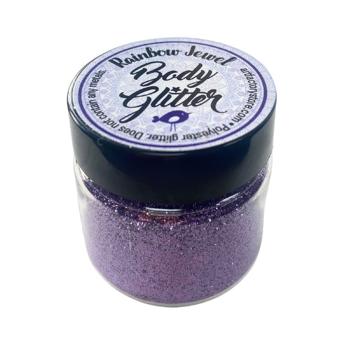 Art Factory | Rainbow Jewel Body Glitter - Lavender (1oz Jar)