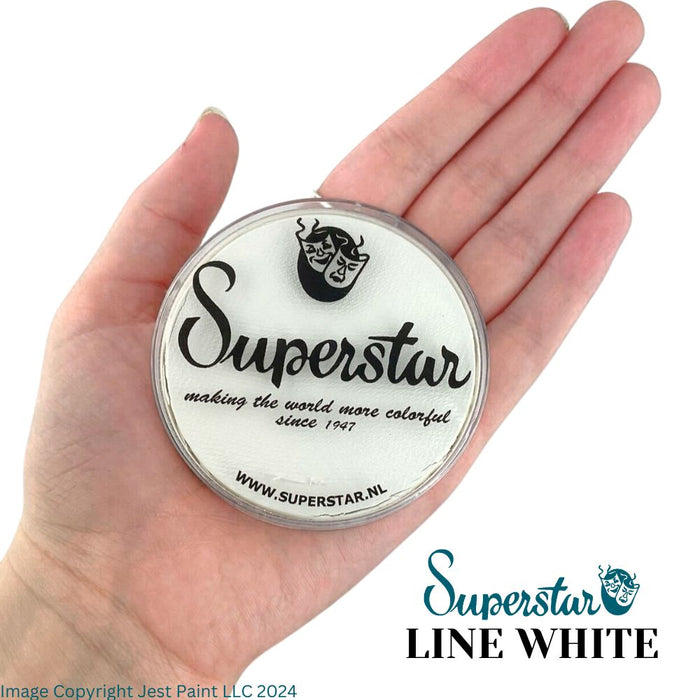 Superstar Face Paint | Line White 161 - 45gr