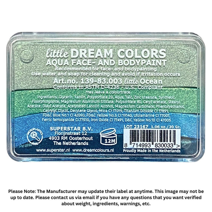 Superstar Face Paint | Little Dream Colours Rainbow Cake - Little OCEAN - 30gr