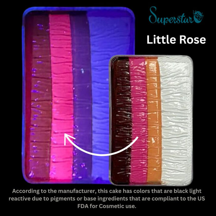 Superstar Face Paint | Little Dream Colours Rainbow Cake - Little ROSE - 30gr