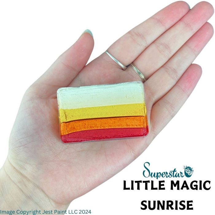 Superstar Face Paint | Little Dream Colours Rainbow Cake - Little MAGIC SUNRISE - 30gr