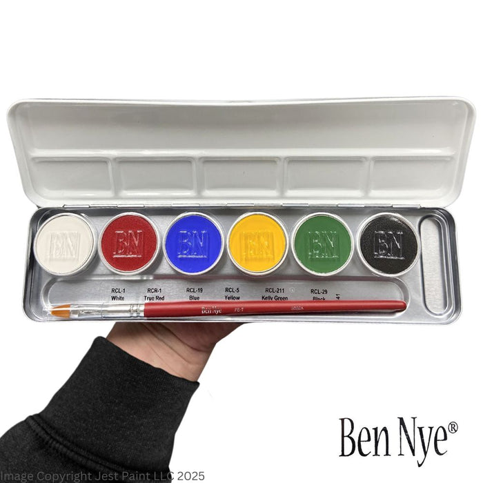 Ben Nye | CREME Makeup Palette - (LKP-1)   6 Color Primary CREAM Based Palette