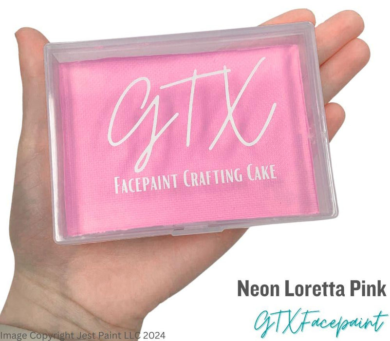 GTX Paint | Crafting Cake - Neon Loretta Pink 60gr   (FDA Compliant)