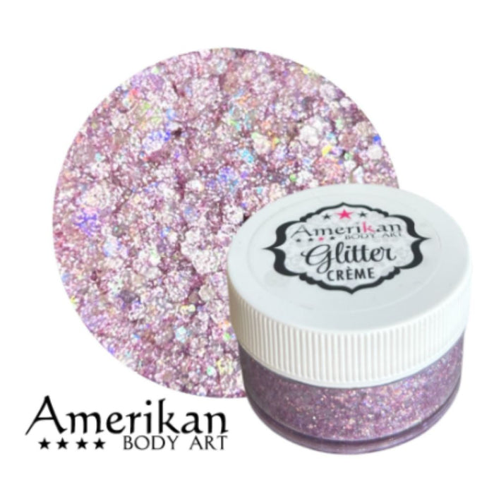 Amerikan Body Art | CHUNKY Glitter Cremes - New Formula - LOTUS BLOSSOM - .5oz