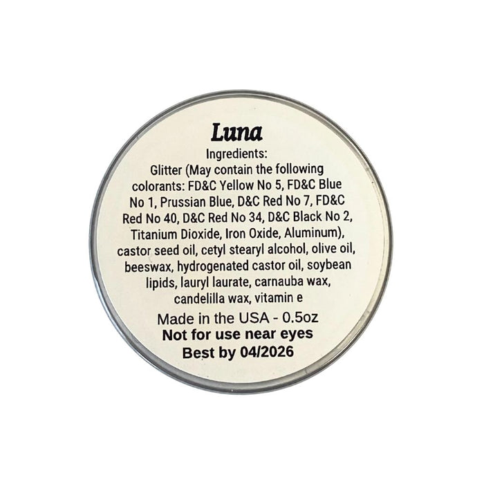 Amerikan Body Art | Fine Glitter Creme - New Formula - ( Silver Mix ) LUNA -15gr